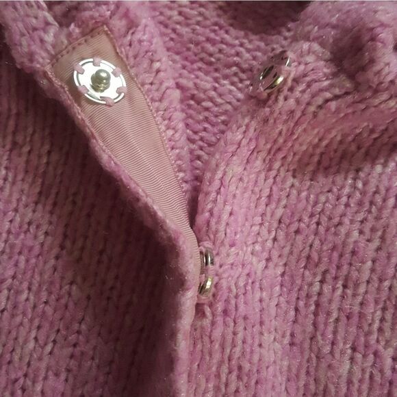 TOPSHOP snap down hooded sweater jacket - Picture 3 of 5